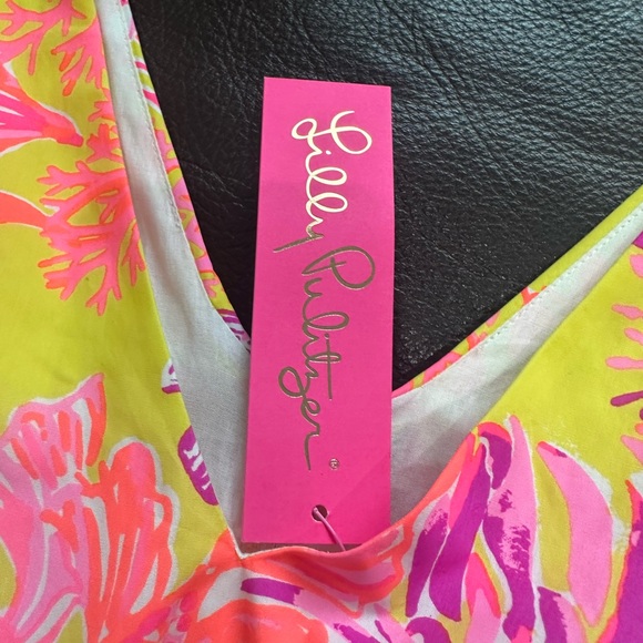 Lilly Pulitzer Dresses & Skirts - NWT Lilly Pulitzer Bri Midi Dress Yellow Floral Coral Sz 10 $258 Retail